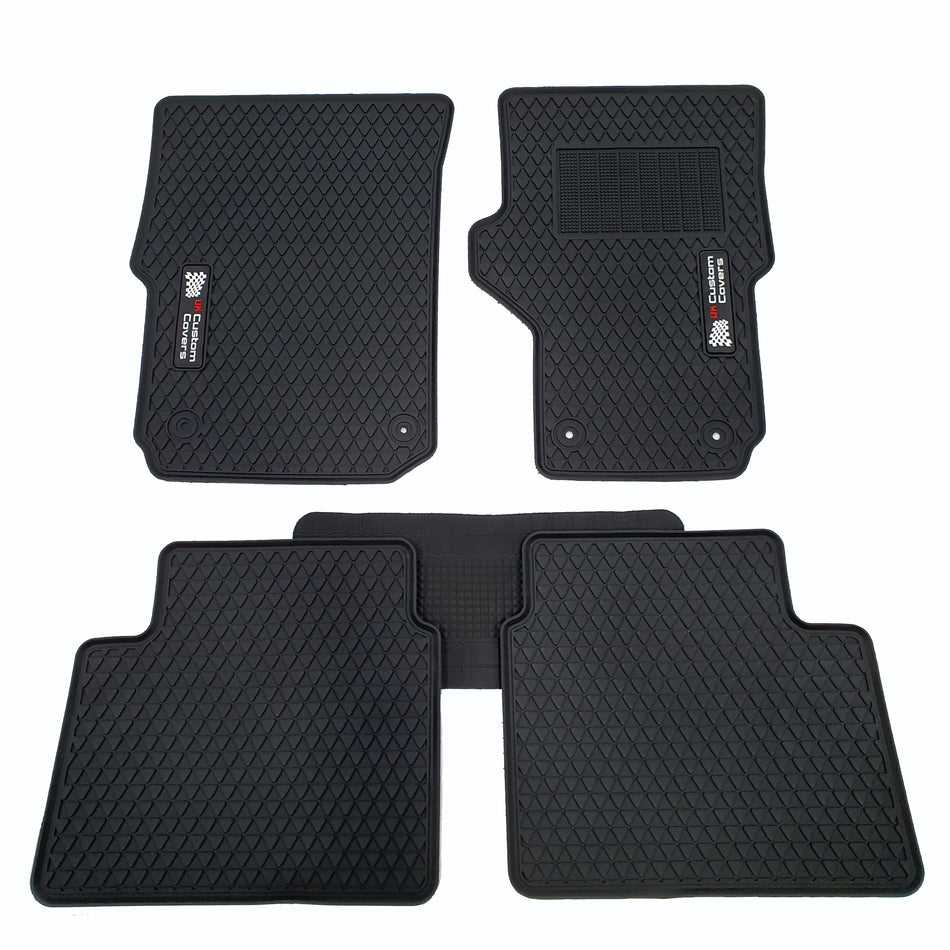 VW Amarok Rubber Floor Mats (2010-2018)