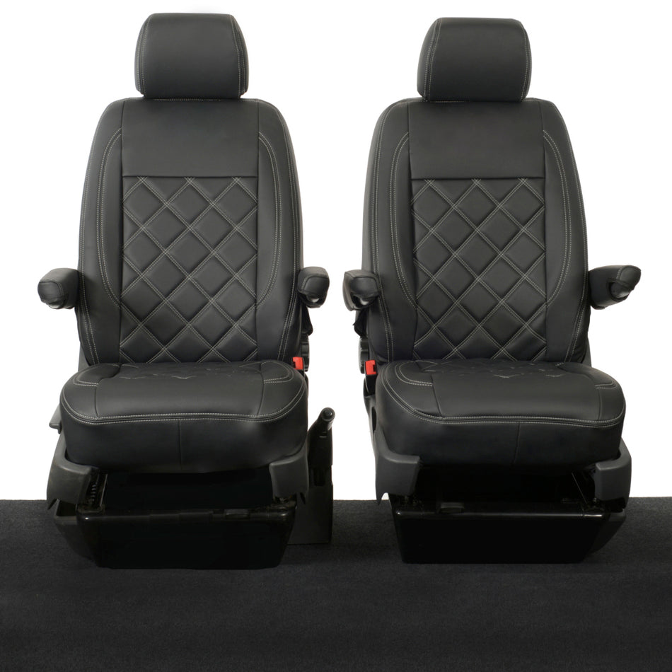 VW T6 / T6.1 Caravelle Tailored Leatherette Seat Covers (2015 Onwards)