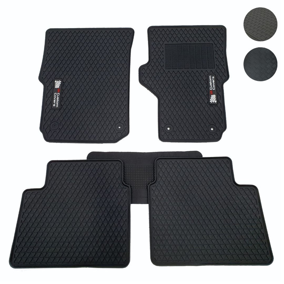 VW Amarok Rubber Floor Mats (2010-2018)